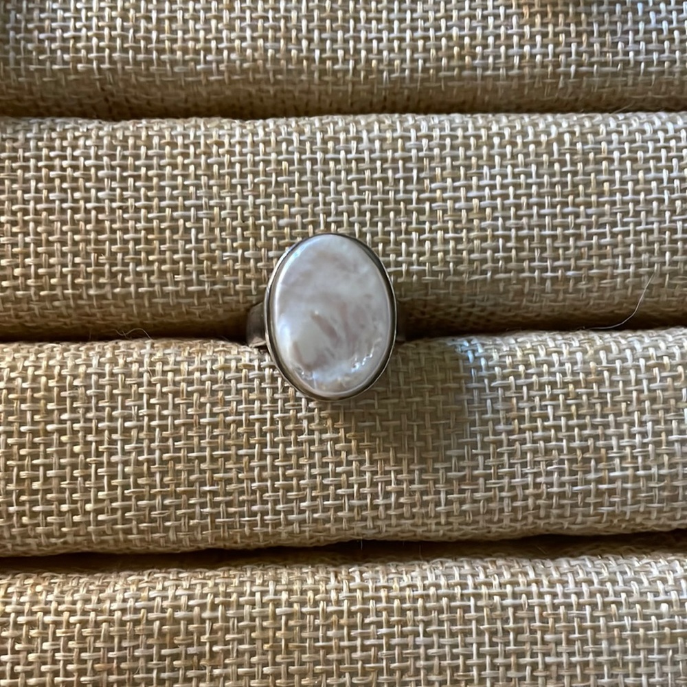 Sterling Pearl ring